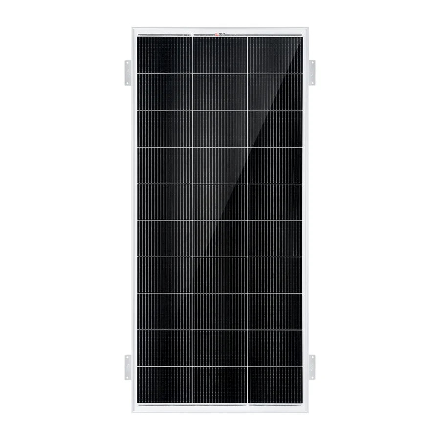 Rich Solar MEGA 200 12V 200W Solar Panel With 3/4" Z Brackets