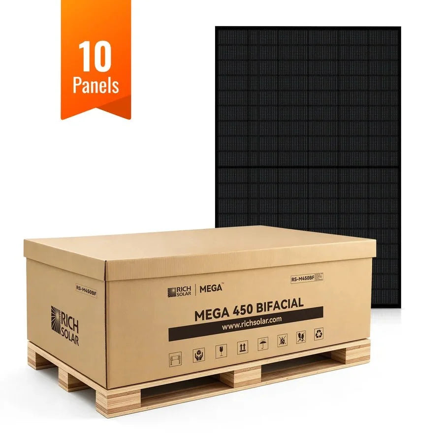 Rich Solar MEGA 450W Bifacial N-Type Solar Panel
