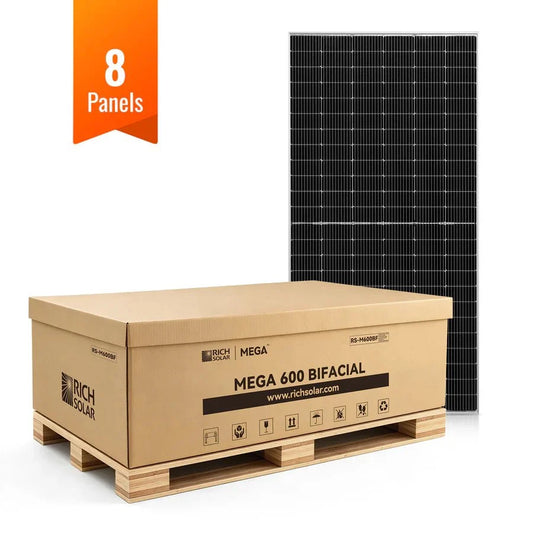 Rich Solar MEGA 600 Watt Bifacial Solar Panels
