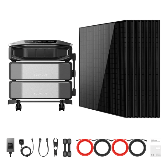 EcoFlow DELTA Pro Ultra X Inverter + Batteries + 415W Solar Panels