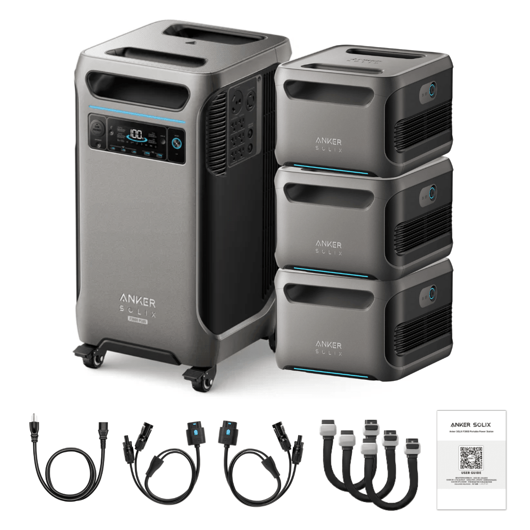 Anker SOLIX F3800 Plus Portable Power Station + Expansion Battery