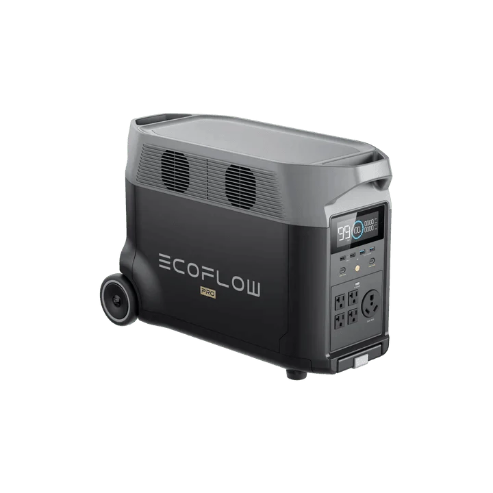 EcoFlow DELTA Pro 3600Wh 3600W Solar Generator + 250W Rigid Monocrystalline Solar Panels Kit
