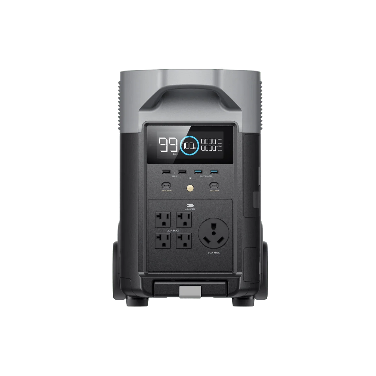 EcoFlow DELTA Pro With Extra Battery 7200Wh 3600W Solar Generator + 200W Rigid Monocrystalline Solar Panels Kit