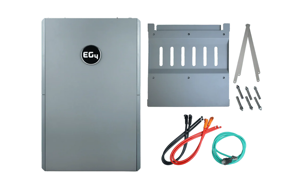 EG4 48V PowerPro LiFePO4 Battery (14.3kWh-85.8kWh) + 18kPV 12000W 48V Split Phase Hybrid Inverter