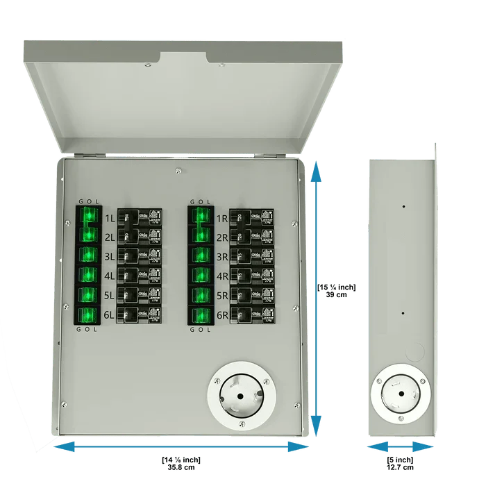 Natures Generator MyGrid 10k + Solar Battery + 12 x 410W Rigid Solar Panels + 50A Manual Transfer Switch + GFCI Box + Smart Plug