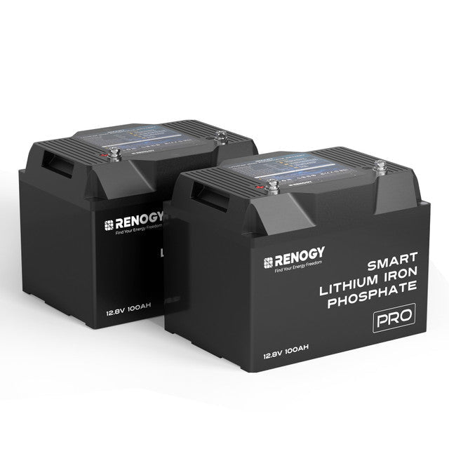 Renogy 12V 100Ah Pro Smart Self-Heating Lithium Iron Phosphate Battery With Bluetooth