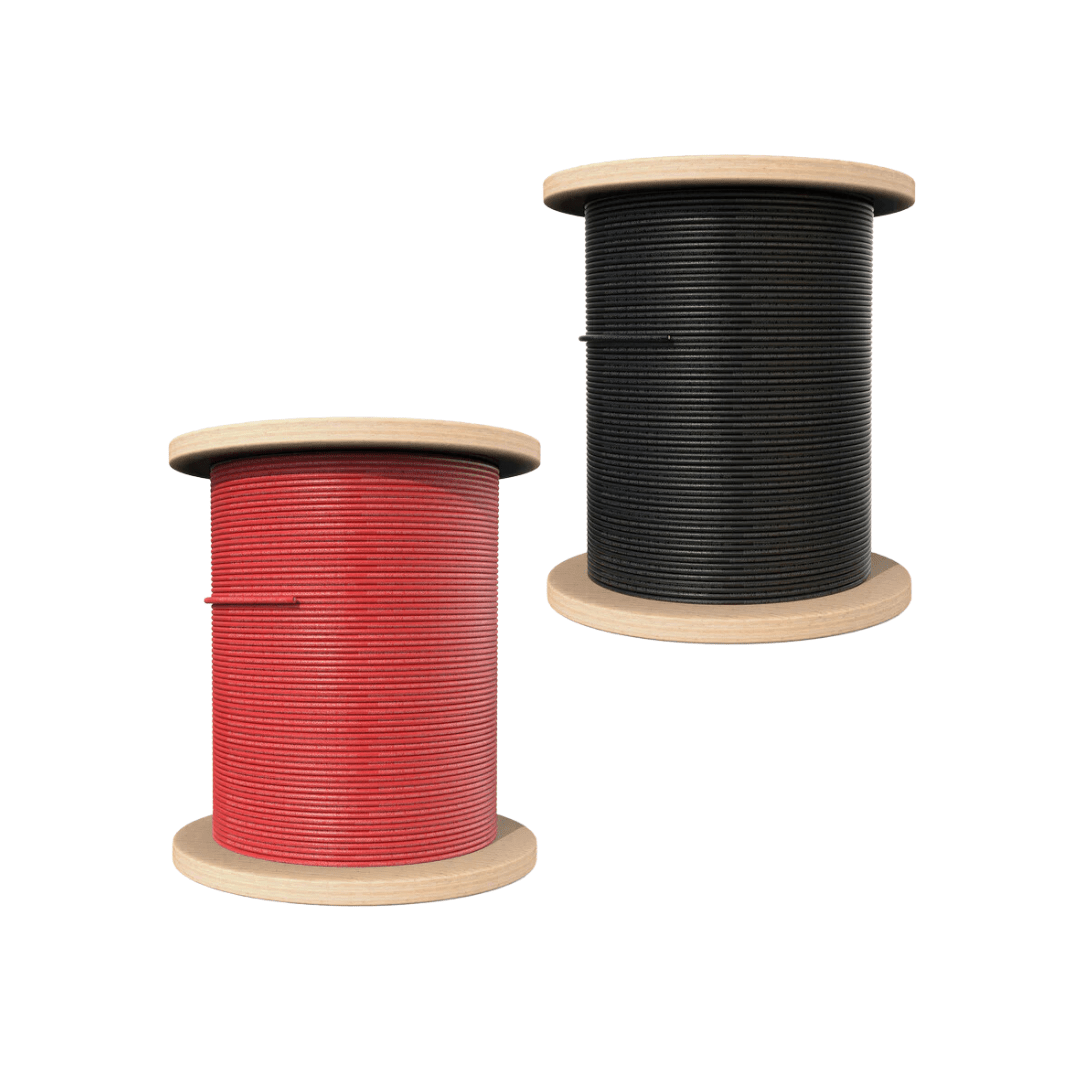 Rich Solar 10 Gauge (10AWG) 600V PV Solar Panel Extension Cable Wire Black and Red
