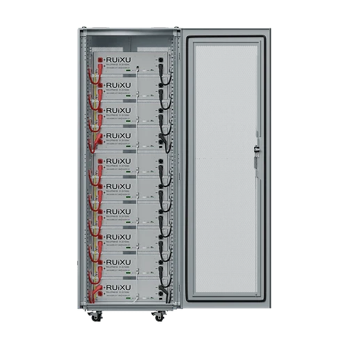 RUiXU 50kWh Lithium Batteries Kits | 10 Batteries + 10 Slot Battery Cabinet