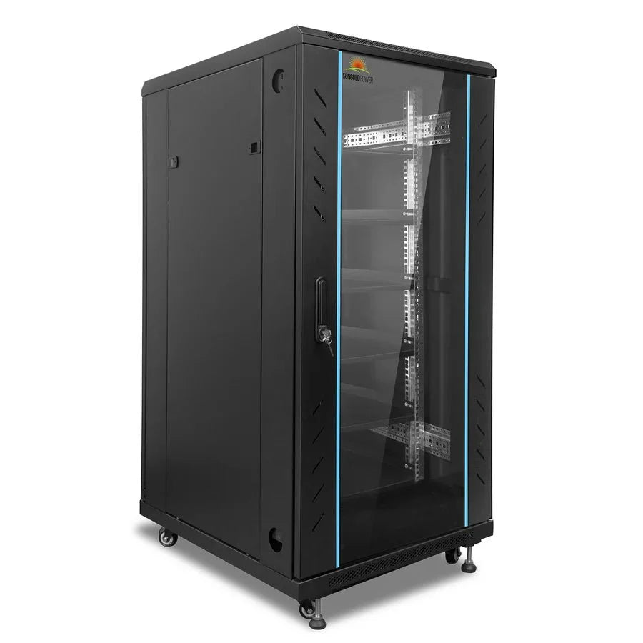 SunGoldPower Enclosed Battery Cabinet 6 Slot with Bus Bar for SG48100P/ SGH48100T
